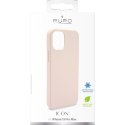 PURO ICON Anti-Microbial Cover - Case for iPhone 13 Pro Max with antibacterial protection (Pink sand)