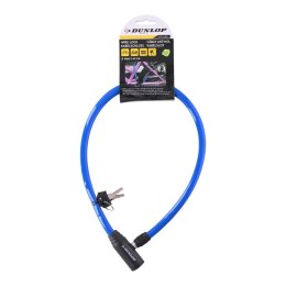 Dunlop - Cable, anti-theft bicycle lock (blue)