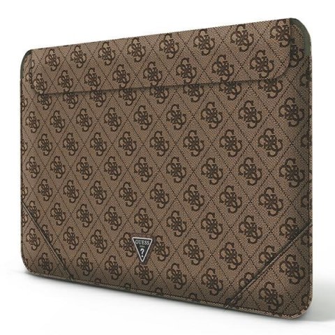 Guess 4G Uptown Triangle Logo Sleeve - Notebook Case 16" (Brown)