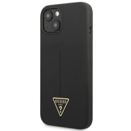 Guess Silicone Triangle Logo - Cover iPhone 13 mini (Black)