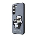 Karl Lagerfeld NFT Saffiano Karl & Choupette - Case for Samsung Galaxy S23+ (Grey)