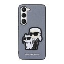 Karl Lagerfeld NFT Saffiano Karl & Choupette - Case for Samsung Galaxy S23+ (Grey)