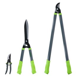 Kinzo - Set of 3 secateurs for shrubs, branches and hedges