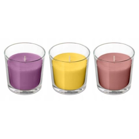 Arti Casa - Set of scented candles in glass (Set 2)