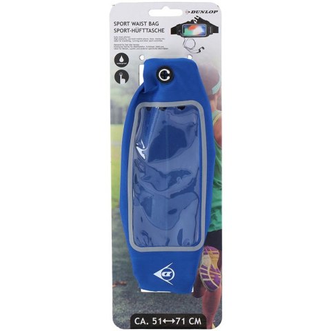 Dunlop - Sport Belt for Electronic Smartphone 51-71 cm (Blue)