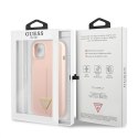 Guess Silicone Triangle Logo - Cover iPhone 13 mini (Pink)