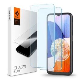 Spigen Glas.TR Slim 2-Pack - Tempered glass for Samsung Galaxy A14 5G