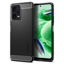 Spigen Rugged Armor - Case for Xiaomi Redmi Note 12 5G/POCO X5 5G (Black)