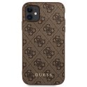 Guess 4G Metal Gold Logo - Case for iPhone 11 (brown)