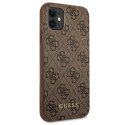 Guess 4G Metal Gold Logo - Case for iPhone 11 (brown)