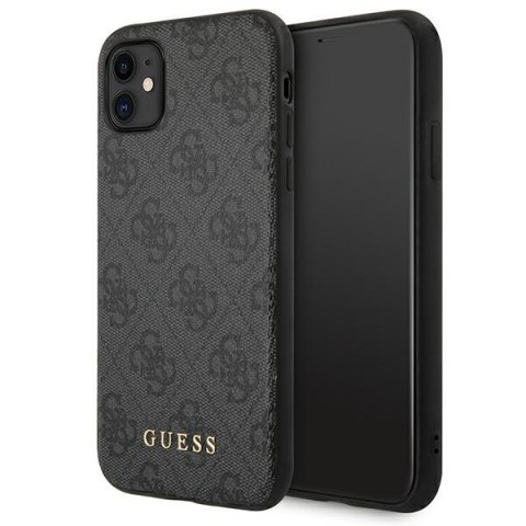 Guess 4G Metal Gold Logo - Case for iPhone 11 (grey)