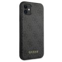 Guess 4G Metal Gold Logo - Case for iPhone 11 (grey)