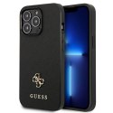 Guess 4G Small Metal Logo - iPhone 13 Pro Case (czarny)