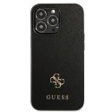 Guess 4G Small Metal Logo - iPhone 13 Pro Case (czarny)