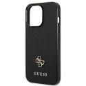 Guess 4G Small Metal Logo - iPhone 13 Pro Case (czarny)