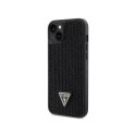 Guess Rhinestone Triangle - Case for iPhone 14 Plus (Black)