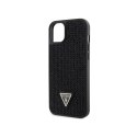 Guess Rhinestone Triangle - Case for iPhone 14 Plus (Black)