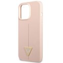 Guess Silicone Triangle Logo - Cover iPhone 13 Pro Max (Pink)