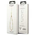 Guess Phone Strap Beads Heishi White