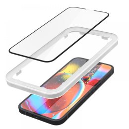 Spigen Alm Glass FC - Tempered Glass iPhone 13 / iPhone 13 Pro (Black)