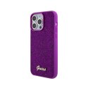 Guess Disco Metal Script - Case for iPhone 15 Pro Max (Fuchsia)