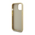 Guess Glitter Script Big 4G - Case for iPhone 15 Plus (Gold)