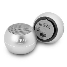 Guess Mini Bluetooth Speaker 3W 4H (Silver)