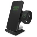 STM ChargeTree Go 3-in-1 Charging Station for Phone, AirPods, Apple Watch - Black