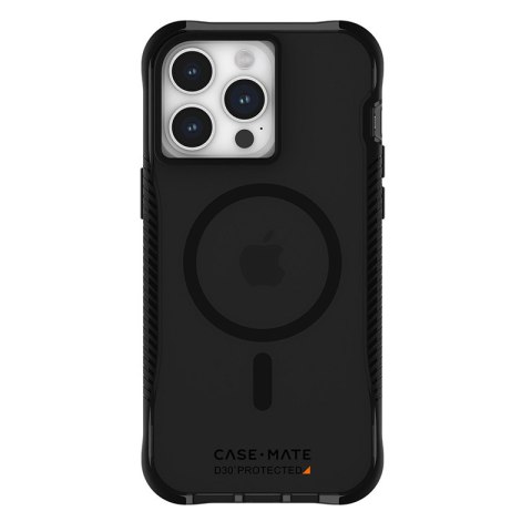 Case-Mate Tough Grip Plus D3O MagSafe - Case for iPhone 15 Pro Max (Smoke/Black)