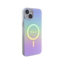 Guess IML Iridescent MagSafe - iPhone 15 Case (Purple)