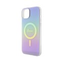 Guess IML Iridescent MagSafe - iPhone 15 Case (Purple)