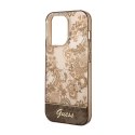Guess Porcelain Collection - Case for iPhone 14 Pro Max (Ochre)