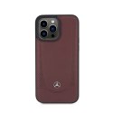 Mercedes Leather Urban Line - Case for iPhone 15 Pro (red)