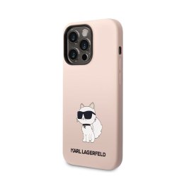 Karl Lagerfeld Silicone NFT Choupette - Case for iPhone 14 Pro Max (Pink)