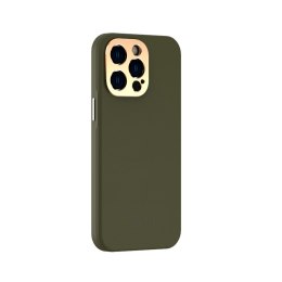 Moshi Napa Midnight - Leather case for iPhone 14 Pro Max (Juniper Green)