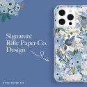 Rifle Paper Clear MagSafe - iPhone 15 Pro Max Case (Garden Party Blue)