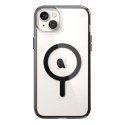 Speck Presidio Perfect-Clear with Impact Geometry + MagSafe - Case for iPhone 15 Plus / 14 Plus with MICROBAN coating (Clear / B