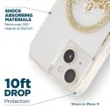 Case-Mate Karat MagSafe - Case decorated in gold for iPhone 14 Plus (Marble)