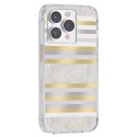 Case-Mate Pearl Stripes MagSafe - Case decorated with mother-of-pearl for iPhone 14 Pro (Pearl Stripes)