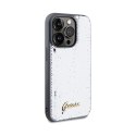 Guess Sequin Script Metal - Case for iPhone 14 Pro (Silver)