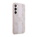 Guess 4G Printed Stripe - Case for Samsung Galaxy S23 (Pink)