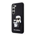 Karl Lagerfeld NFT Saffiano Karl & Choupette - Case for Samsung Galaxy S23+ (Black)