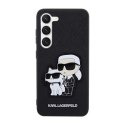 Karl Lagerfeld NFT Saffiano Karl & Choupette - Case for Samsung Galaxy S23+ (Black)