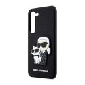 Karl Lagerfeld NFT Saffiano Karl & Choupette - Case for Samsung Galaxy S23+ (Black)