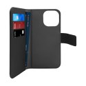 PURO Wallet Detachable - Case 2in1 for iPhone 14 Pro Max (Black)