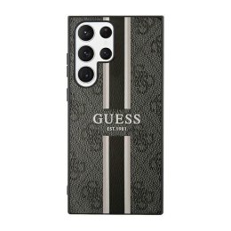Guess 4G Printed Stripe - Case for Samsung Galaxy S23 Ultra (Black)