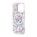 Guess Flower MagSafe - Case for iPhone 14 Pro (Pink)
