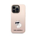 Karl Lagerfeld Silicone NFT Choupette - Case for iPhone 14 Pro (Pink)