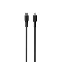 PURO ICON Soft Cable - USB-C to Lightning cable MFi 1.5 m (Black)