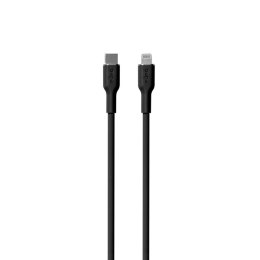 PURO ICON Soft Cable - USB-C to Lightning cable MFi 1.5 m (Black)